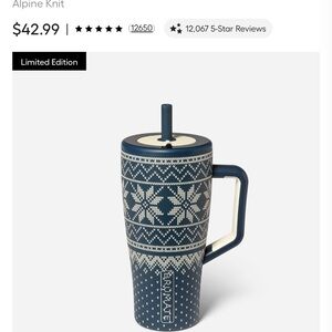 Brumate 30 ounce Era Limited Edition Alpine Knit Mug
